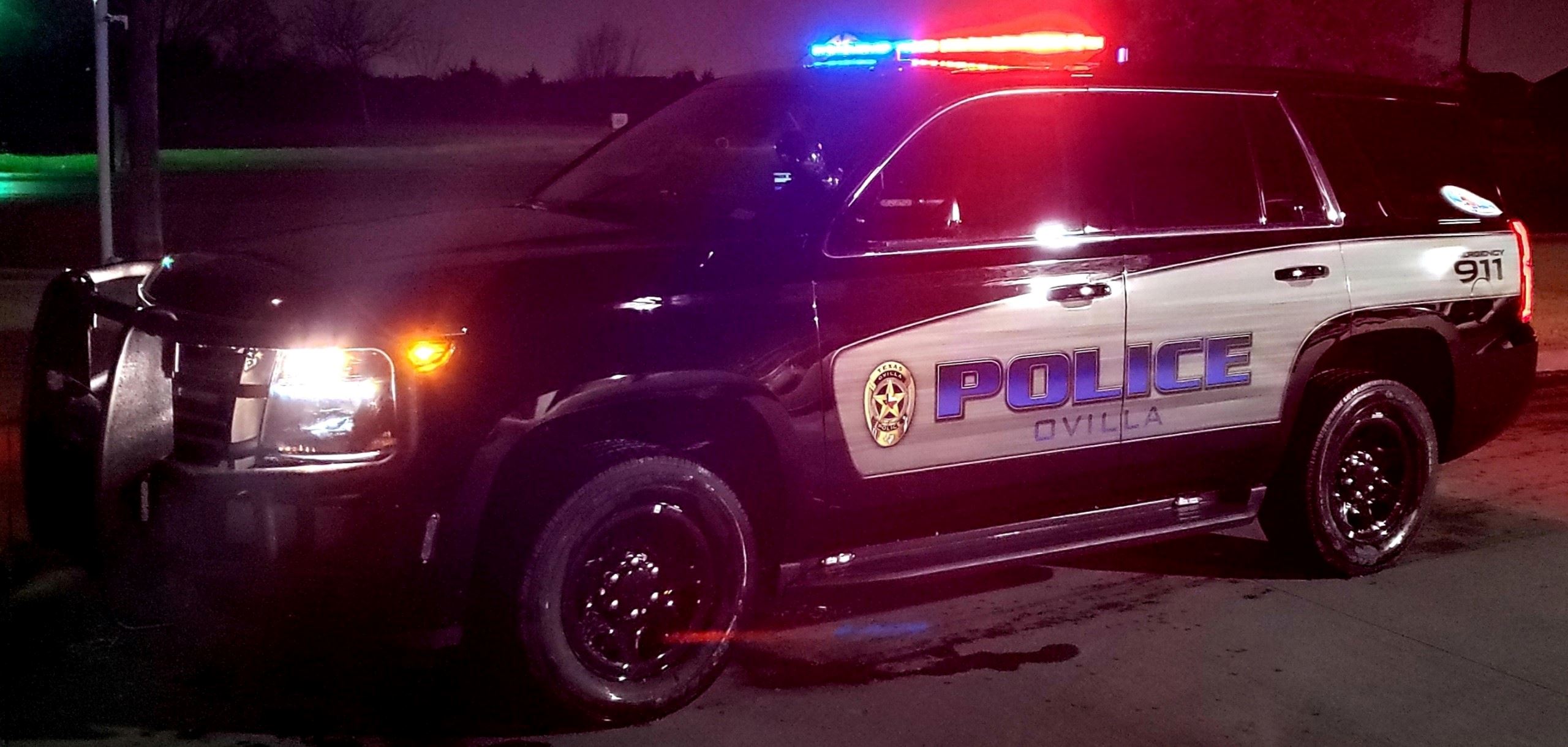 long photo of squad car